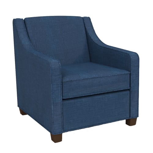 Performance Lounge Chair in Lake Fabric